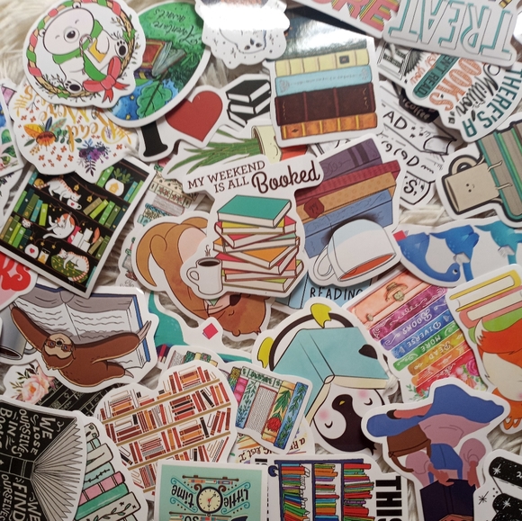 Amazon Other - Colorful Book Stickers (Set Of 50)